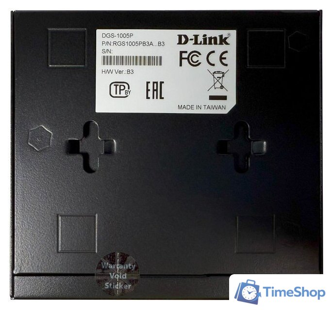 Неуправляемый коммутатор D-Link DGS-1005P/B3A - Изображение №5 — Интернет-магазин Time-Shop