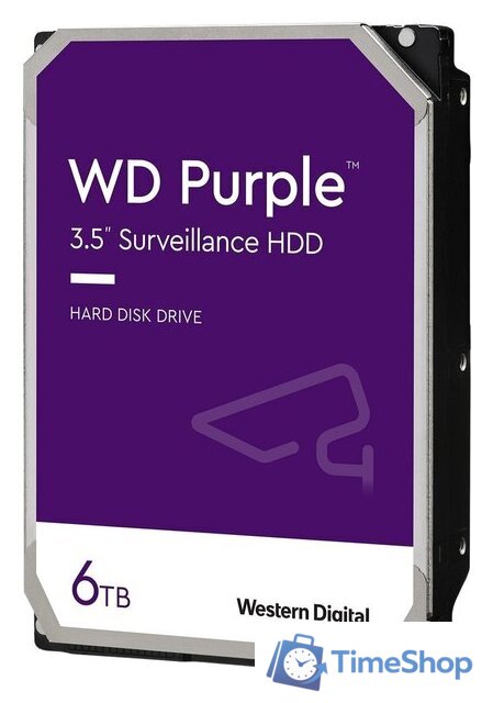 Жесткий диск WD Purple 6TB WD63PURZ - Изображение №1 — Интернет-магазин Time-Shop