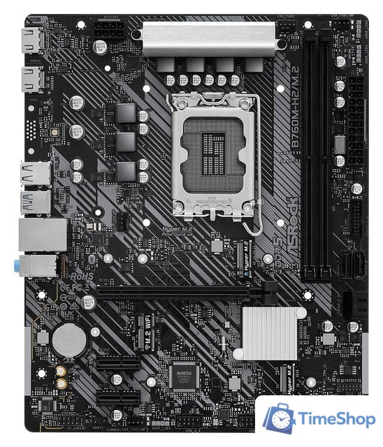 Материнская плата ASRock B760M-H2/M.2 - Изображение №1 — Интернет-магазин Time-Shop