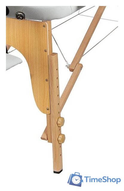 Массажный стол Atlas Sport складной 2-с деревянный 70 см (белый) - Изображение №4 — Интернет-магазин Time-Shop