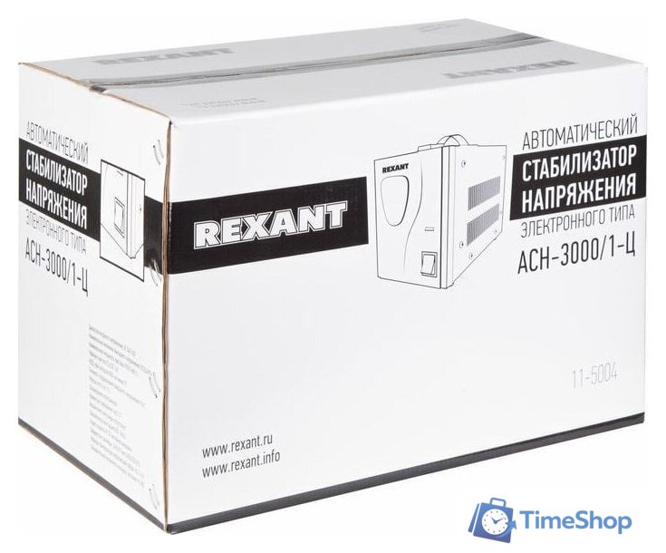 Стабилизатор напряжения Rexant AСН-3 000/1-Ц - Изображение №4 — Интернет-магазин Time-Shop
