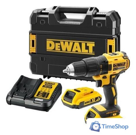 Дрель-шуруповерт DeWalt DCD777D2T-QW (с 2-мя АКБ, кейс) - Изображение №1 — Интернет-магазин Time-Shop