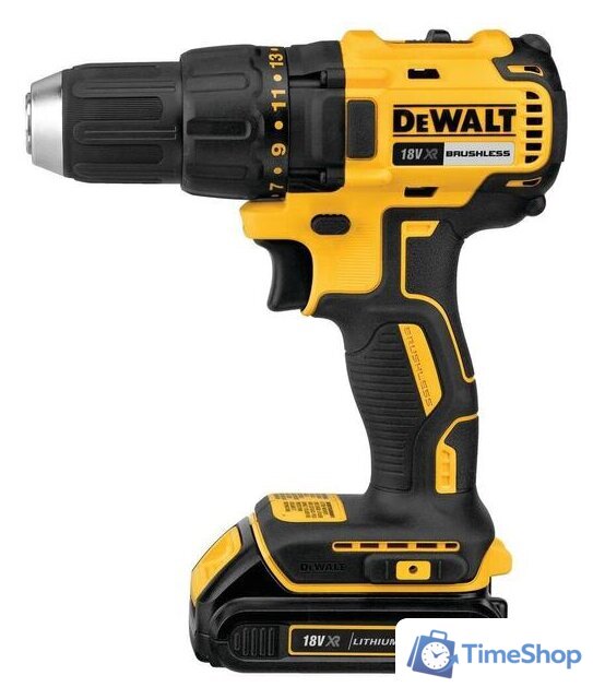 Дрель-шуруповерт DeWalt DCD777D2T-QW (с 2-мя АКБ, кейс) - Изображение №2 — Интернет-магазин Time-Shop