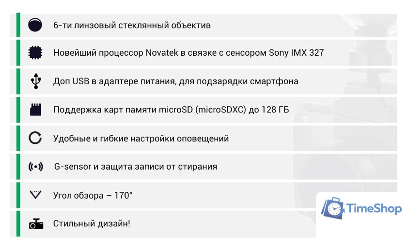 Видеорегистратор Roadgid CityGo 3 WI-FI 2CH - Изображение №7 — Интернет-магазин Time-Shop