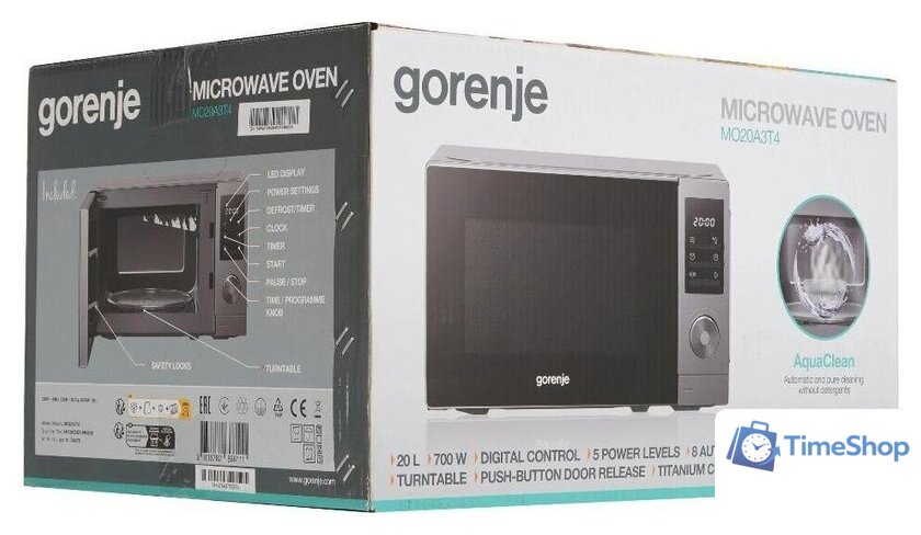 Микроволновая печь Gorenje MO20A3T4 - Изображение №8 — Интернет-магазин Time-Shop