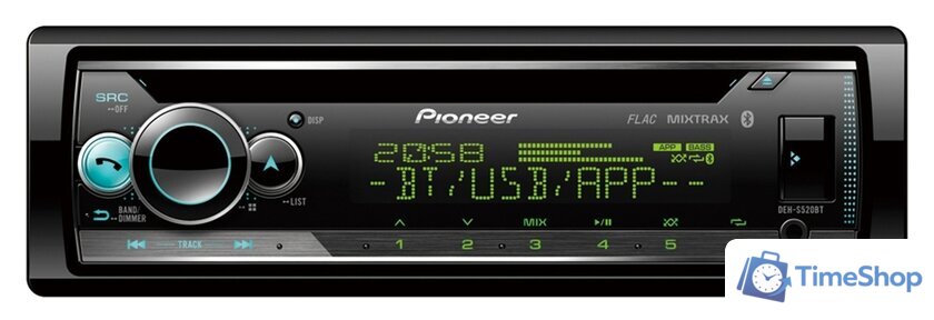 CD/MP3-магнитола Pioneer DEH-S520BT - Изображение №1 — Интернет-магазин Time-Shop