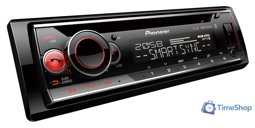 CD/MP3-магнитола Pioneer DEH-S520BT - Изображение №2 — Интернет-магазин Time-Shop