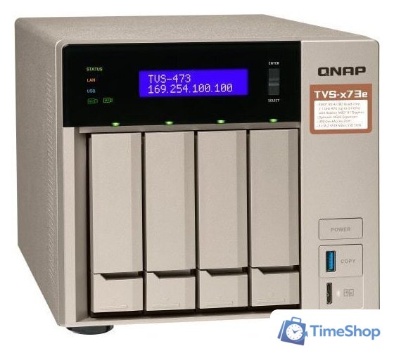 Сетевой накопитель QNAP TVS-473E-8G - Изображение №2 — Интернет-магазин Time-Shop