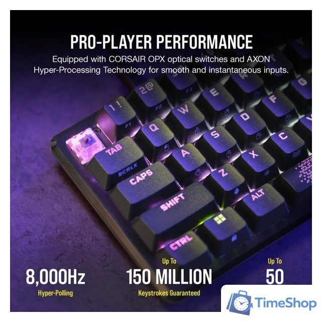 Клавиатура Corsair K65 Pro Mini (Corsair OPX, нет кириллицы) - Изображение №11 — Интернет-магазин Time-Shop