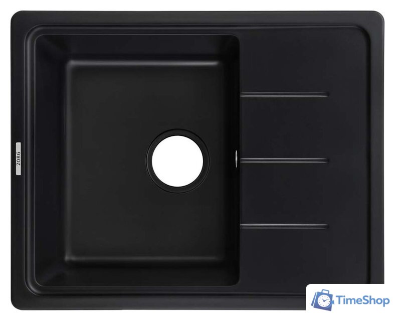 Кухонная мойка ZorG Torino 62 (черный оникс) - Изображение №1 — Интернет-магазин Time-Shop