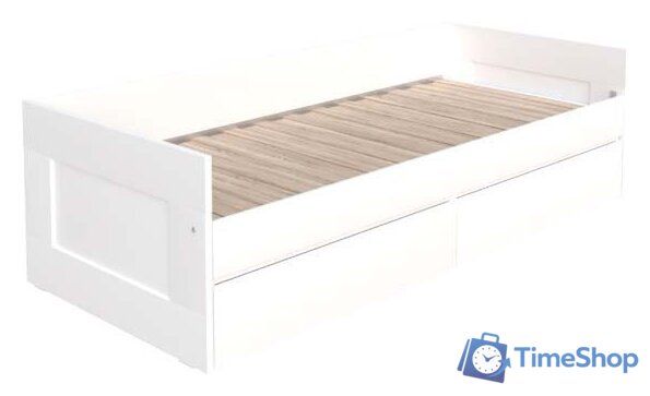 Кровать-тахта Mio Tesoro Сириус раздвижная 80x200 2.02.08.460.1 (белый) - Изображение №1 — Интернет-магазин Time-Shop