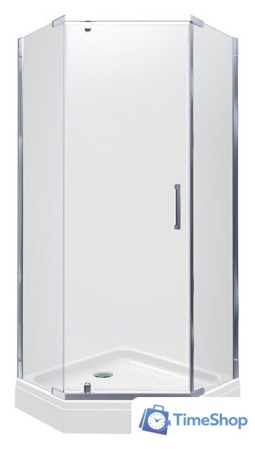 Душевой уголок Triton Дека 100x100 (хром, с поддоном) - Изображение №1 — Интернет-магазин Time-Shop