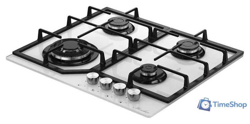 Варочная панель Monsher MGG 63 Blanc - Изображение №2 — Интернет-магазин Time-Shop