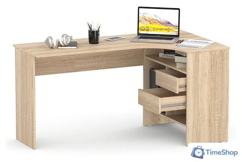 Стол Сокол СПМ-25 (правый, дуб сонома) - Изображение №3 — Интернет-магазин Time-Shop