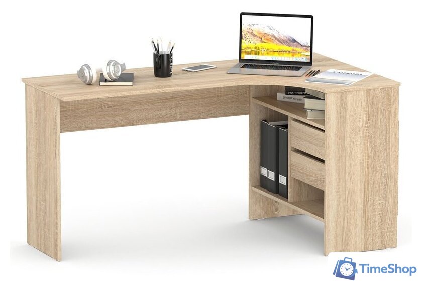 Стол Сокол СПМ-25 (правый, дуб сонома) - Изображение №2 — Интернет-магазин Time-Shop