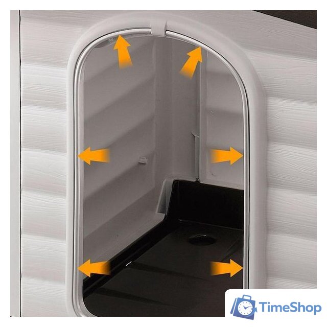 Будка Ferplast Dogvilla 70 87253099 - Изображение №6 — Интернет-магазин Time-Shop