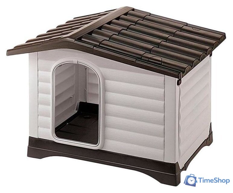 Будка Ferplast Dogvilla 70 87253099 - Изображение №1 — Интернет-магазин Time-Shop