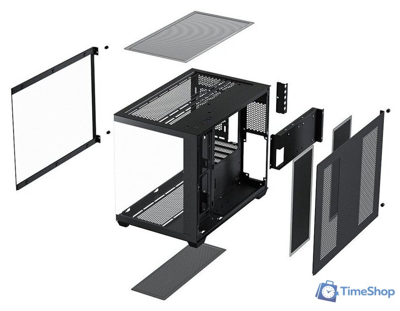 Корпус XASTRA QW500M 3ARGB-C10-UC (черный) - Изображение №7 — Интернет-магазин Time-Shop