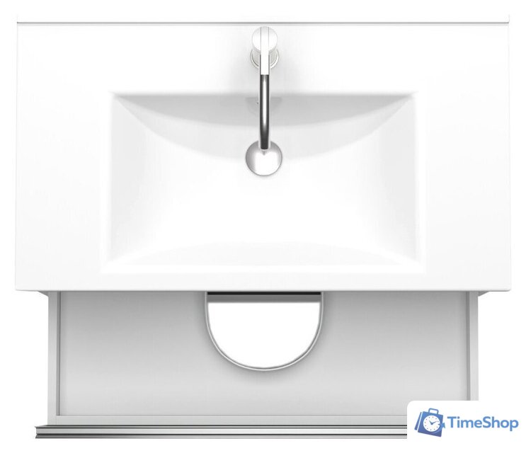  ЗОВ Тумба под умывальник Парма 70 P70LWP0MHMC1A (белый/галифакс) - Изображение №3 — Интернет-магазин Time-Shop