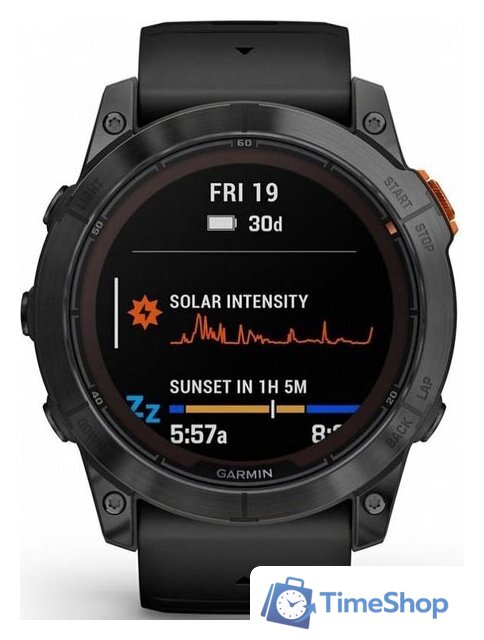 Умные часы Garmin Fenix 7 Pro Solar (сланцево-серый/черный) - Изображение №2 — Интернет-магазин Time-Shop