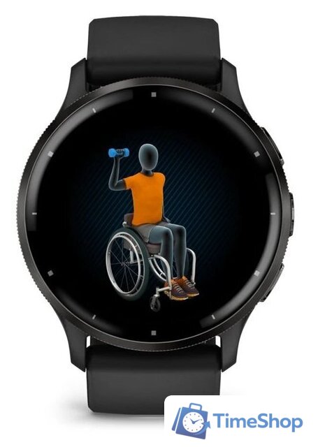 Умные часы Garmin Venu 3 (черный, с силиконовым ремешком) - Изображение №5 — Интернет-магазин Time-Shop