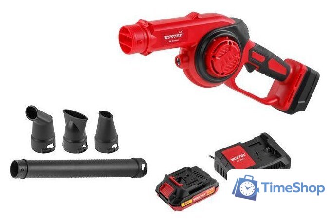 Ручная воздуходувка Wortex LX BB 1518-1 D ALL1 XLT SET 1334644 (с 1-им АКБ) - Изображение №1 — Интернет-магазин Time-Shop