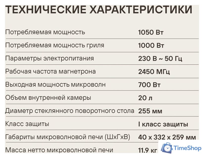 Микроволновая печь Rondell RDE‑MW203 - Изображение №15 — Интернет-магазин Time-Shop