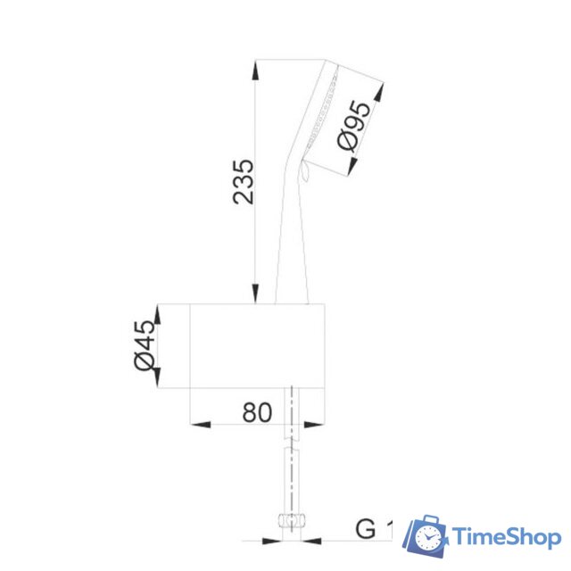 Душевой гарнитур  Azario Mano AZ-15786010 - Изображение №2 — Интернет-магазин Time-Shop