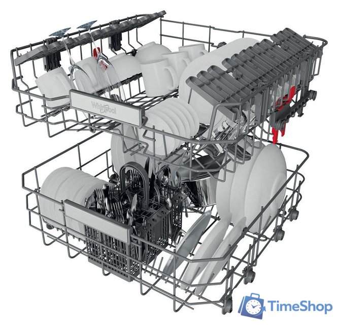 Отдельностоящая посудомоечная машина Whirlpool WFO 3T141 X - Изображение №11 — Интернет-магазин Time-Shop