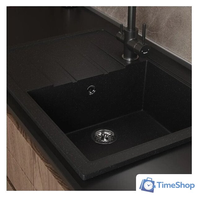 Кухонная мойка Teymi Hanna 75x50 T120113 (черный матовый) - Изображение №6 — Интернет-магазин Time-Shop