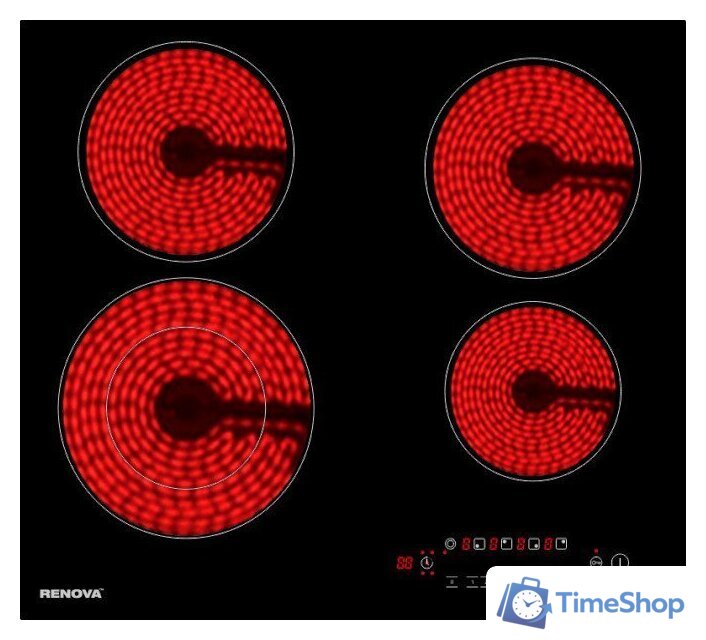 Варочная панель Renova TC-466L1BS1 - Изображение №1 — Интернет-магазин Time-Shop