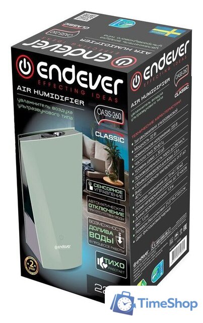 Увлажнитель воздуха Endever Oasis-260 - Изображение №8 — Интернет-магазин Time-Shop