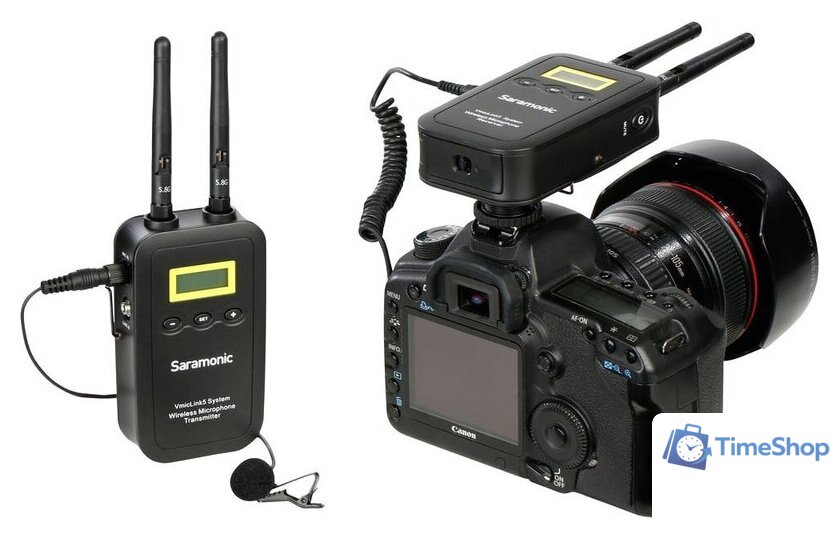 Радиосистема Saramonic VmicLink5 RX+TX - Изображение №12 — Интернет-магазин Time-Shop