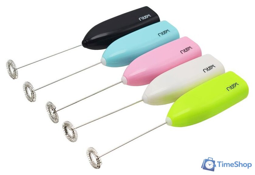 Ручной вспениватель молока Miru KA044 (розовый) - Изображение №7 — Интернет-магазин Time-Shop