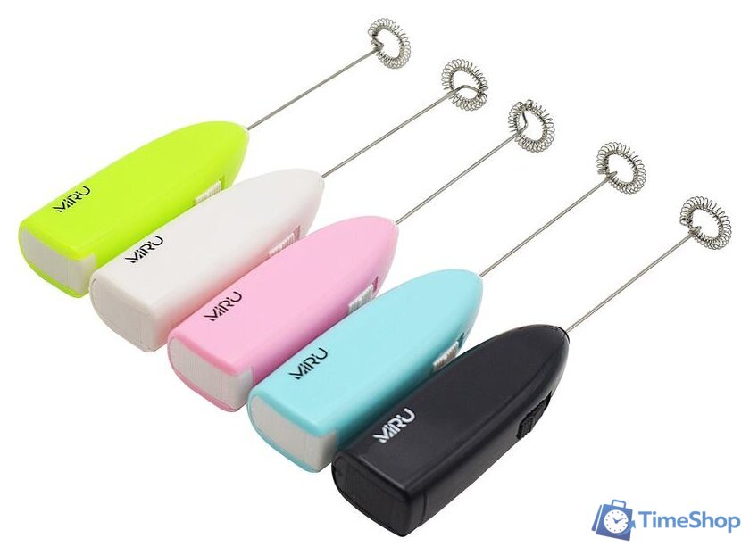 Ручной вспениватель молока Miru KA044 (розовый) - Изображение №8 — Интернет-магазин Time-Shop