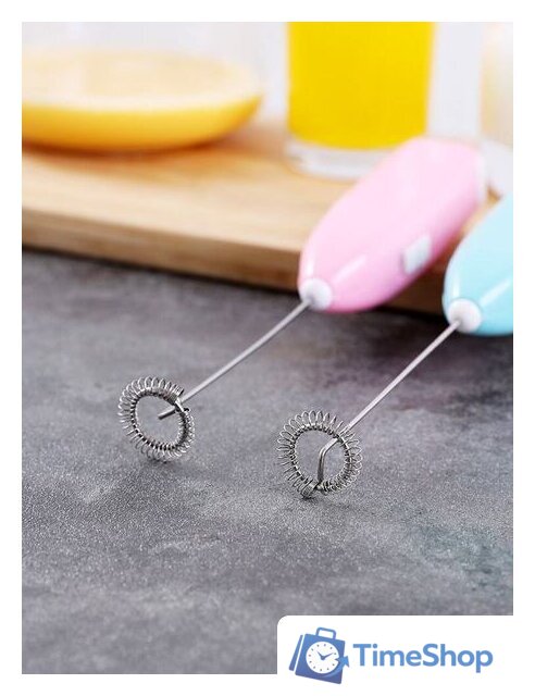 Ручной вспениватель молока Miru KA044 (розовый) - Изображение №4 — Интернет-магазин Time-Shop