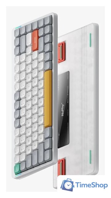 Клавиатура NuPhy Air75 V2 Ionic White (NuPhy Low Profile Aloe, нет кириллицы) - Изображение №2 — Интернет-магазин Time-Shop