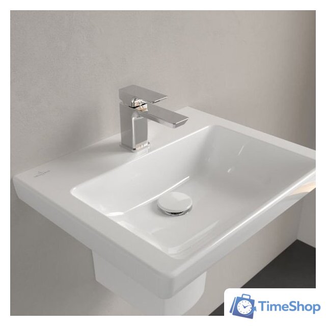 Умывальник Villeroy & Boch Subway 3.0 437051R1 - Изображение №7 — Интернет-магазин Time-Shop
