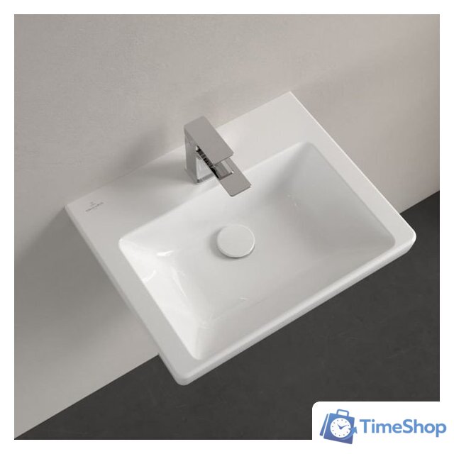Умывальник Villeroy & Boch Subway 3.0 437051R1 - Изображение №4 — Интернет-магазин Time-Shop