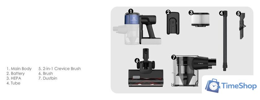 Пылесос Tineco Pure One S30 - Изображение №15 — Интернет-магазин Time-Shop