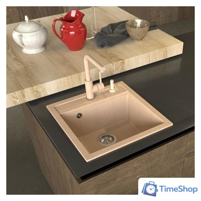 Кухонная мойка Aquasanita Tesa SQT100W (beige 110) - Изображение №11 — Интернет-магазин Time-Shop