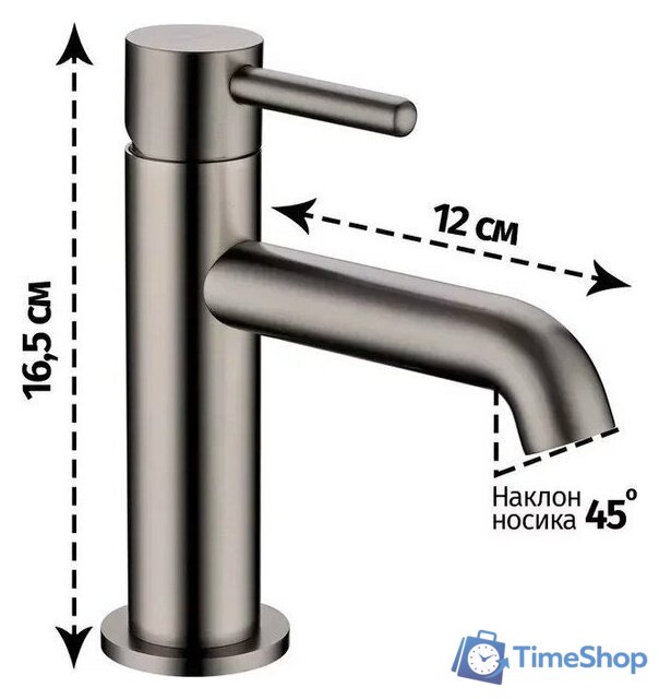 Смеситель Grocenberg GB2099 (графит) - Изображение №2 — Интернет-магазин Time-Shop