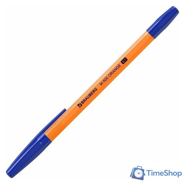 Набор шариковых ручек BRAUBERG M-500 Orange 143950 (4 шт) - Изображение №8 — Интернет-магазин Time-Shop