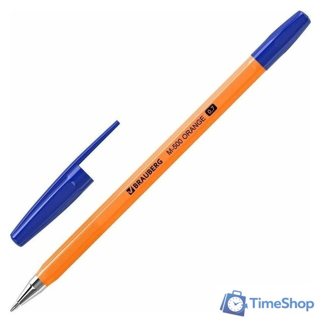 Набор шариковых ручек BRAUBERG M-500 Orange 143950 (4 шт) - Изображение №7 — Интернет-магазин Time-Shop