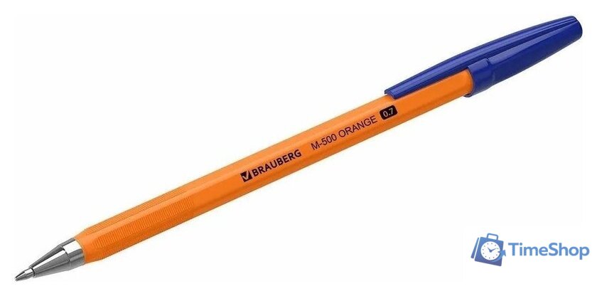 Набор шариковых ручек BRAUBERG M-500 Orange 143950 (4 шт) - Изображение №5 — Интернет-магазин Time-Shop