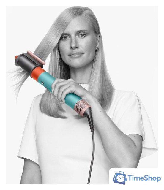 Фен-стайлер Dyson Airwrap Complete Long HS05 (с переходником на евровилку, керамический поп) - Изображение №6 — Интернет-магазин Time-Shop