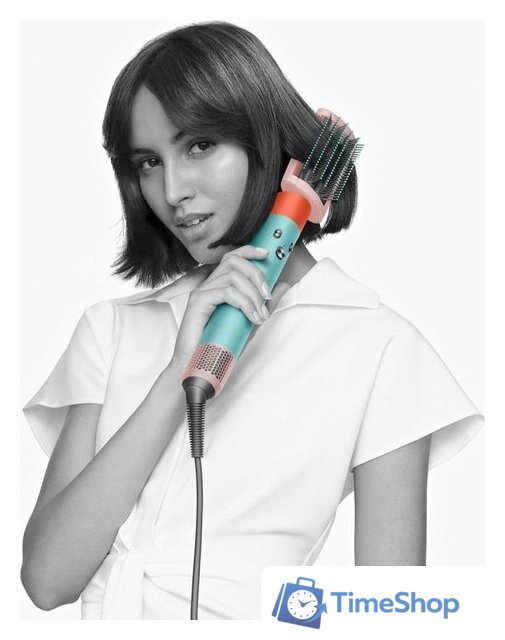 Фен-стайлер Dyson Airwrap Complete Long HS05 (с переходником на евровилку, керамический поп) - Изображение №5 — Интернет-магазин Time-Shop