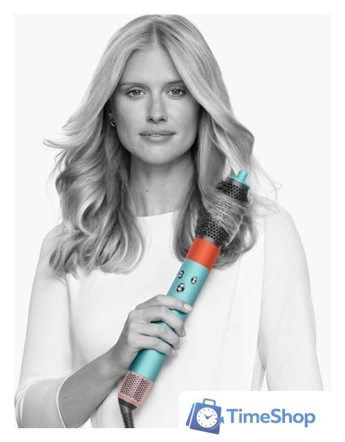 Фен-стайлер Dyson Airwrap Complete Long HS05 (с переходником на евровилку, керамический поп) - Изображение №7 — Интернет-магазин Time-Shop