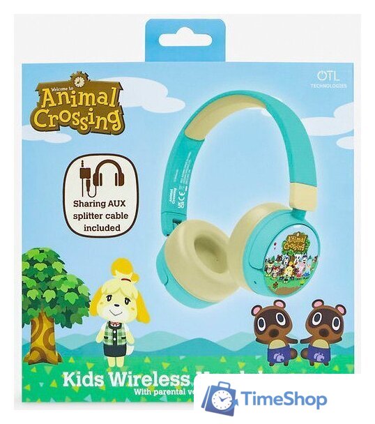 Наушники OTL Technologies Nintendo Animal Crossing Kids Wireless AC0998 - Изображение №10 — Интернет-магазин Time-Shop