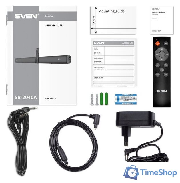 Саундбар SVEN SB-2040A - Изображение №10 — Интернет-магазин Time-Shop